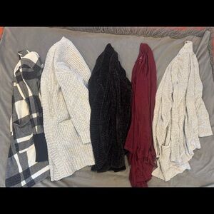 5 cardigans women’s m/l